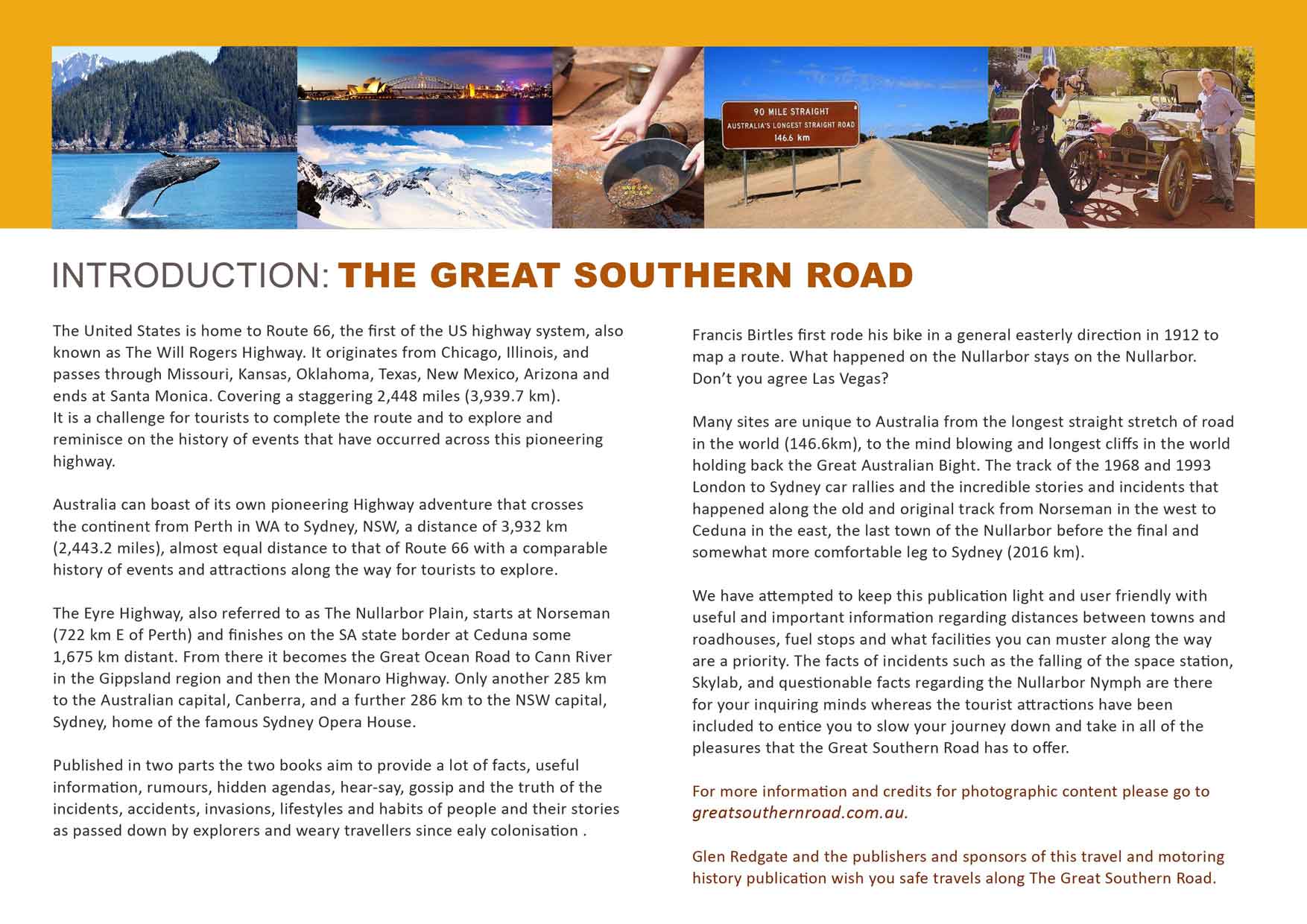Great Southern Road - Introduction